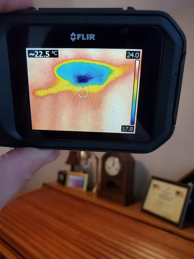 Thermal imaging inspection for water damage in Blacksburg