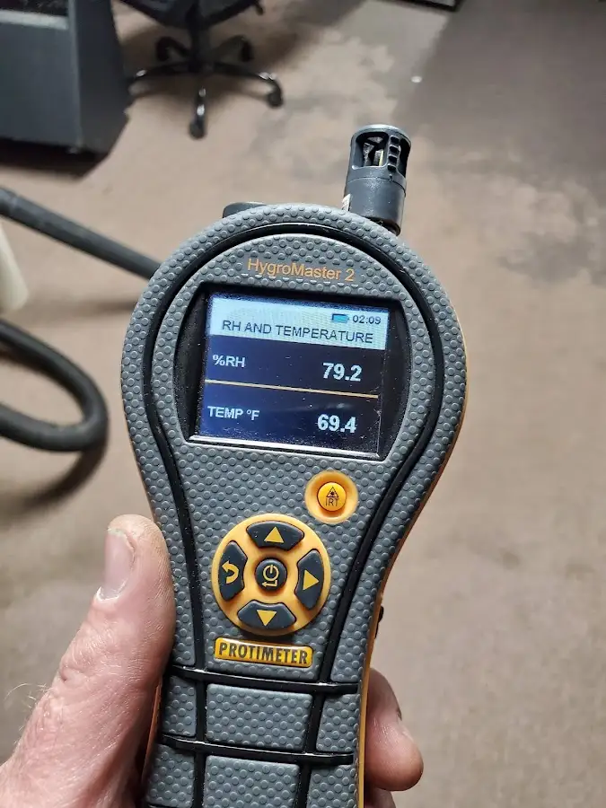 Moisture meter humidity assessment for Fire & Smoke Damage Restoration in Blacksburg